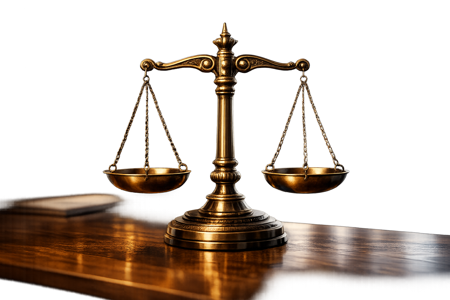 Balança da Justiça no escritório Martins Guimarães